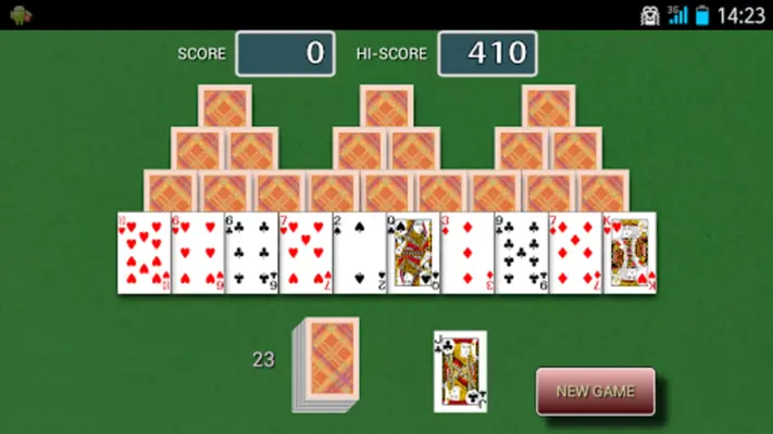 Tri Peaks Solitaire android App screenshot 4